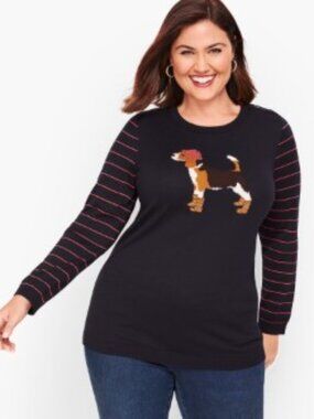 NWT Talbots Beagle Sweater SP